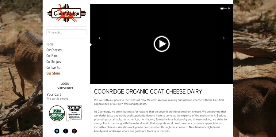 Coonridge Goat Cheese